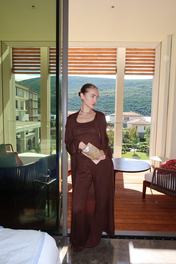 Brown three piece set