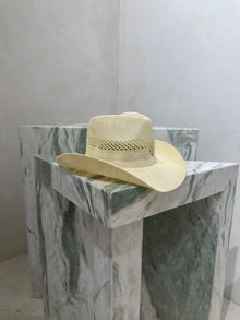 New beige cowboy straw hat