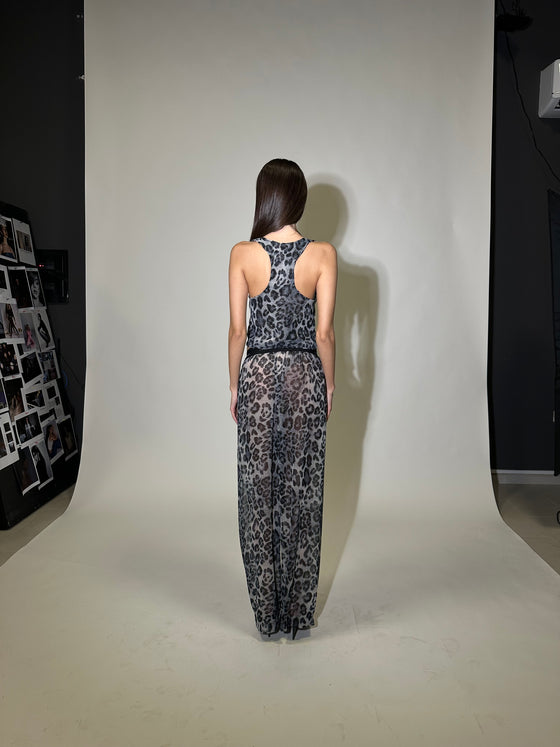New sheer leopard set