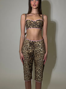 Leopard capri set