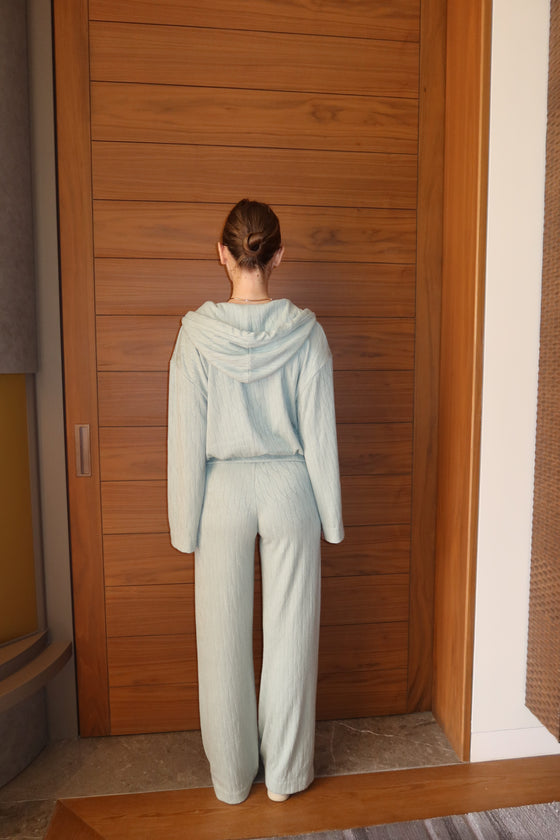 Mint green knitted set