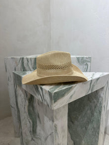 New brown cowboy straw hat