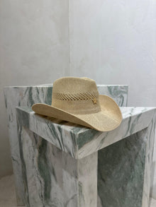New brown cowboy straw hat