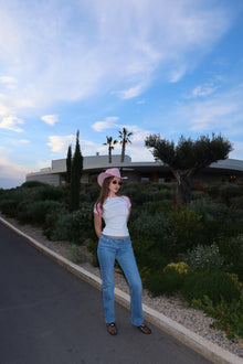 MA x KM x Sono baby pink t-shirt