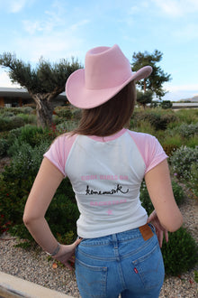 MA x KM x Sono baby pink t-shirt