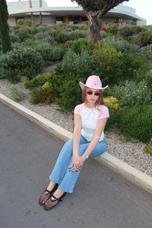 MA x KM x Sono baby pink t-shirt