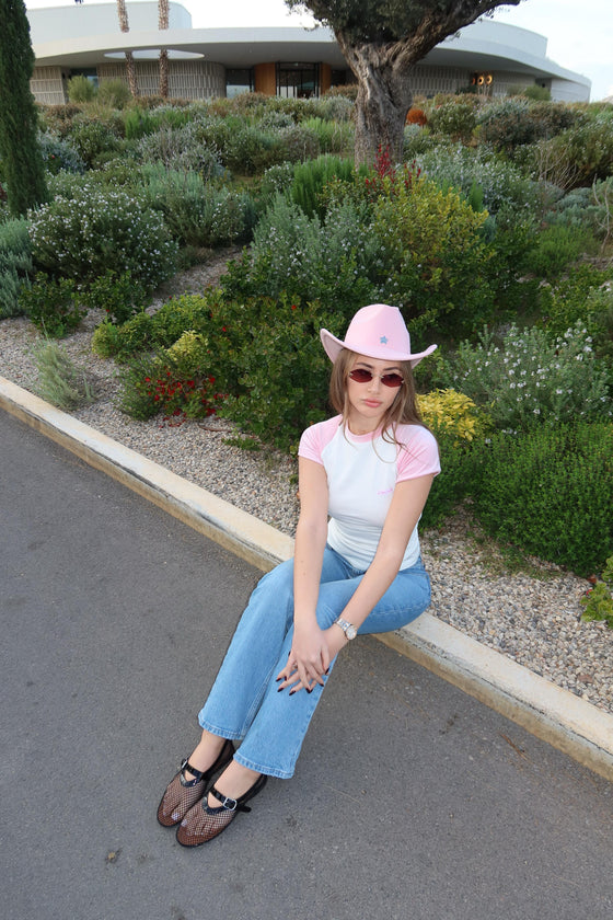 MA x KM x Sono baby pink t-shirt